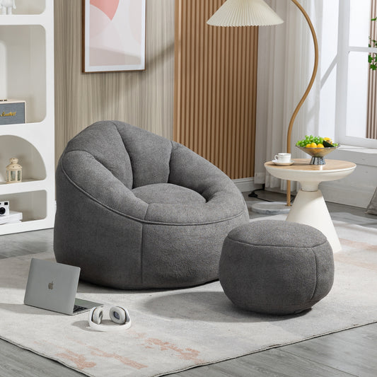 Bohnenbag-Sofa-Stuhl aus Hochdruck-Schaum mit gepolstertem Schaum-Polster