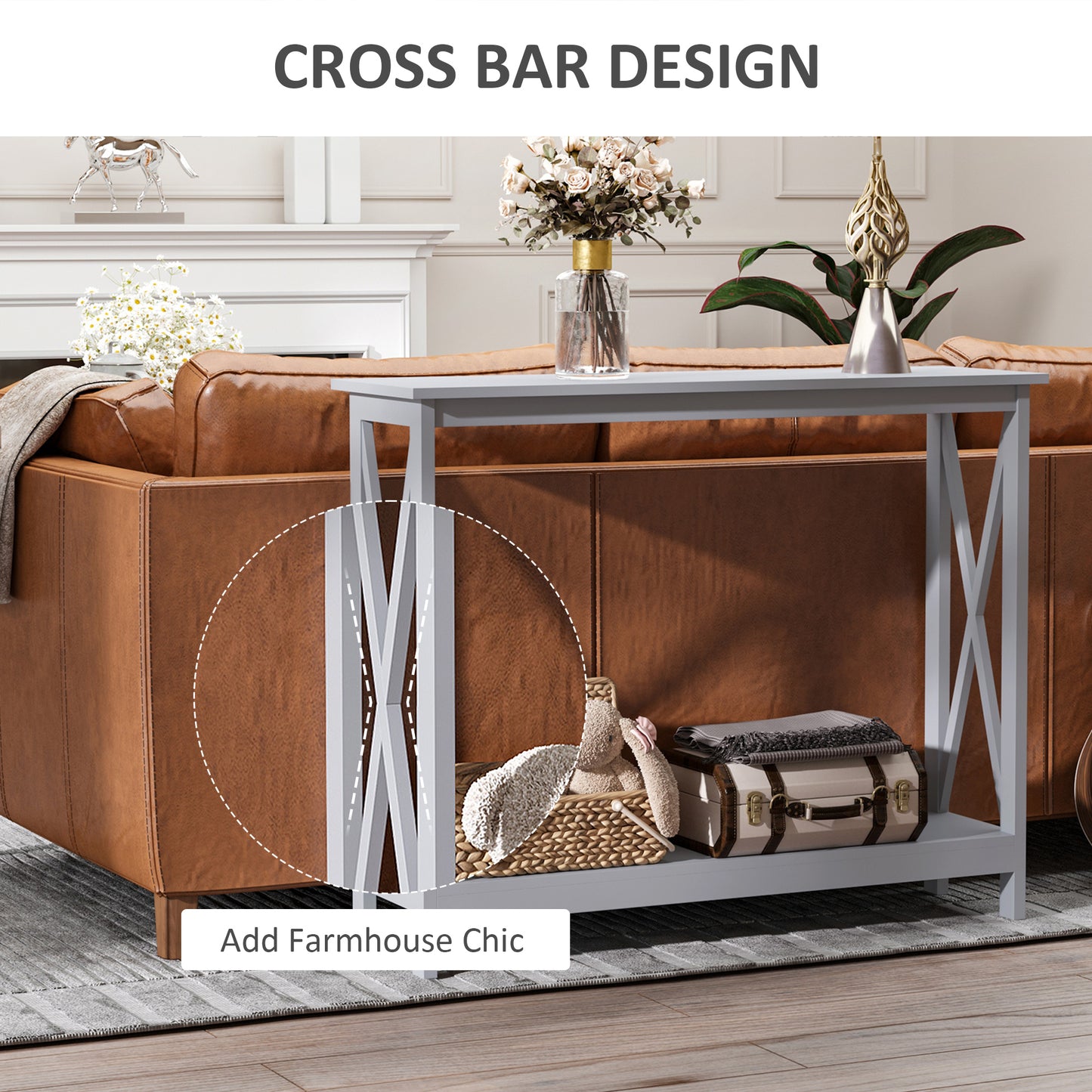 2-Tier Console Table