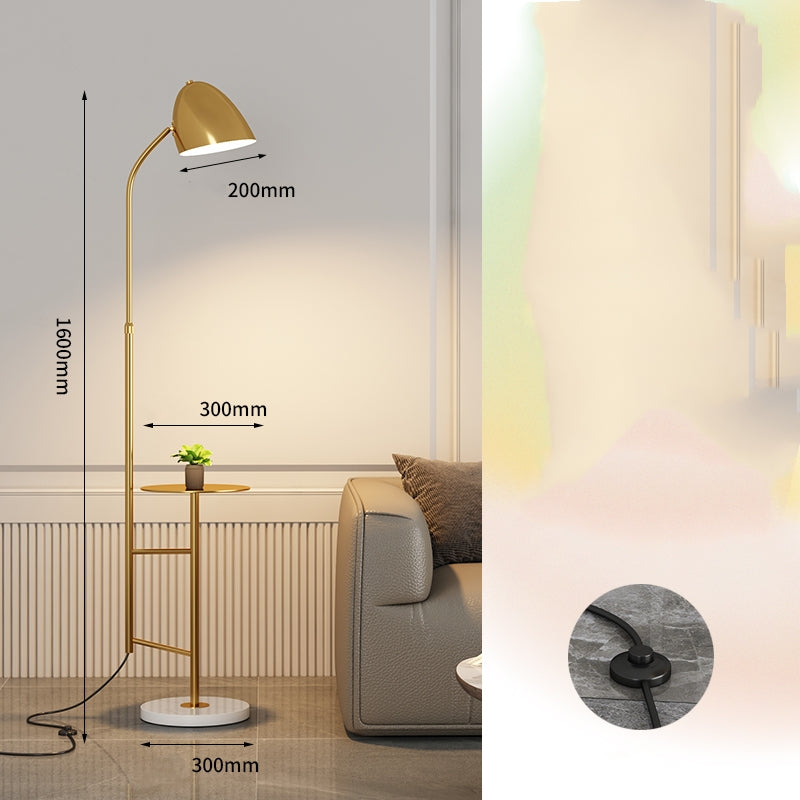 Nordische Stehlampe mit InsUSB kabelloser Ladeleuchte Luxus