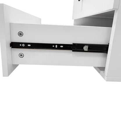 Livelylodge Modulares Kleiderschranksystem: Moderner weißer offener Kleiderschrank für Schlafzimmer-Walk-in-Kleiderschrank mit 2 Schubladen & 6 Regalen & 1 Kleiderstange Stauraum-Kleiderschrank 54,6"L*17,16"B*70,2"H