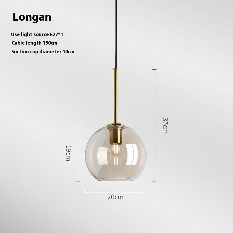 Retro Glass Bedside Lamp