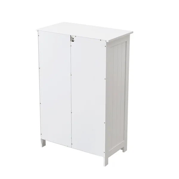White Freestanding Storage Cabinet