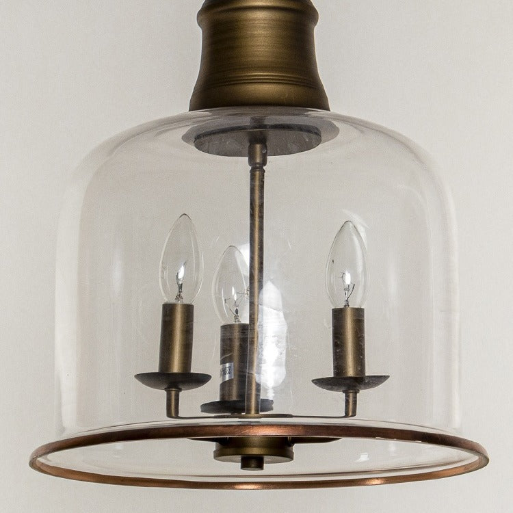 Retro Retro Einfache Persönlichkeit Transparente Glasleuchter