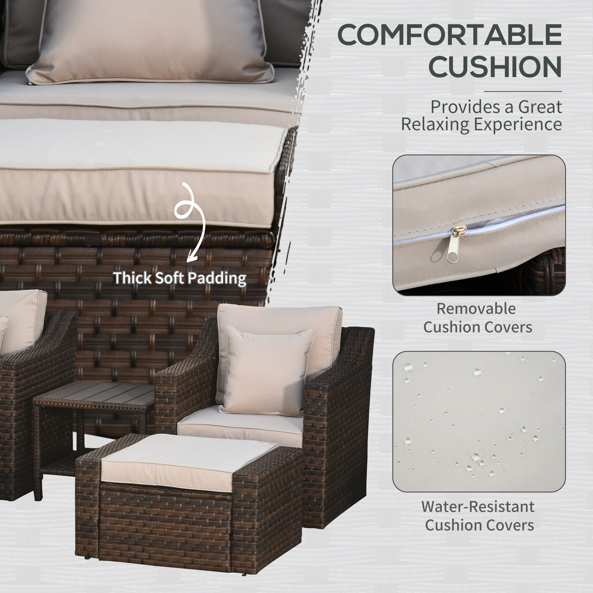 Stylish Patio Seating Set