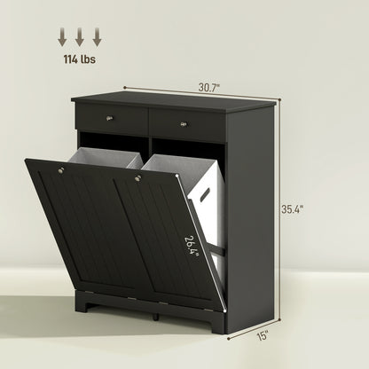 Wäschekorb-Schrank