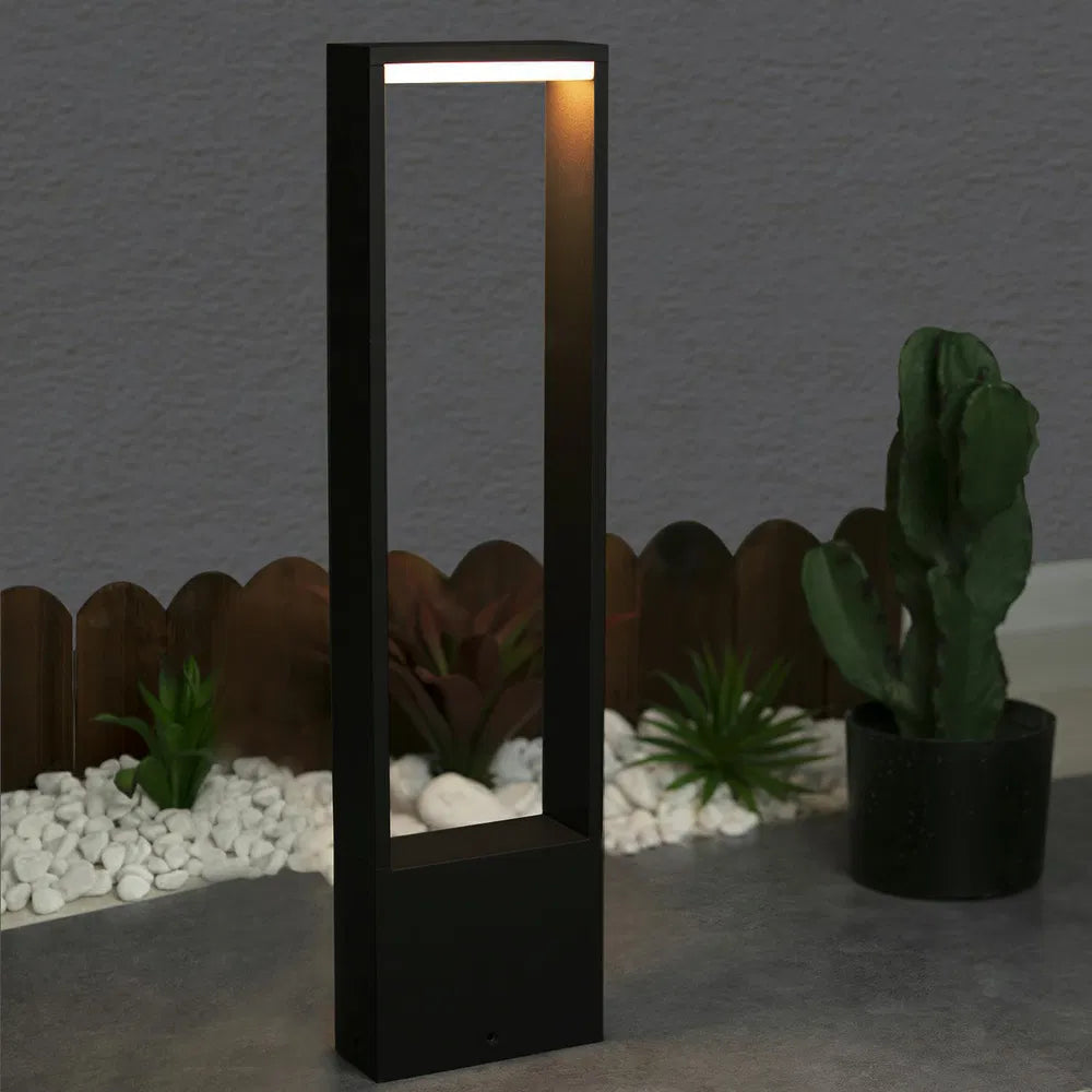 Inowel Außenweg LED-Lichter Modernes Design Gartenscheinwerfer Schwarze Landschaftsbeleuchtung 17510-800