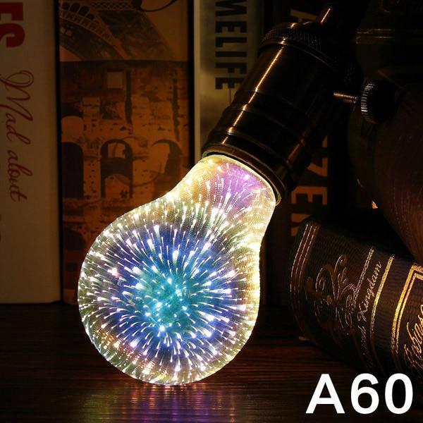 3D Firework LED Bulb