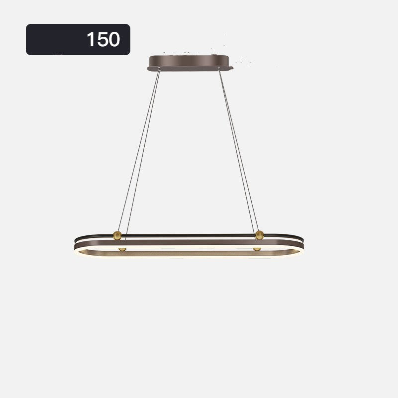 Aluminum Long Chandelier
