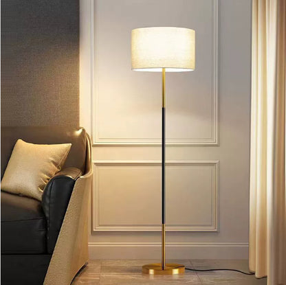 Retro Leichtluxus Holzmaserung Einfache Falten Stehlampe Schlafzimmer Nachttisch Sofa Arbeitszimmer Stehlampe