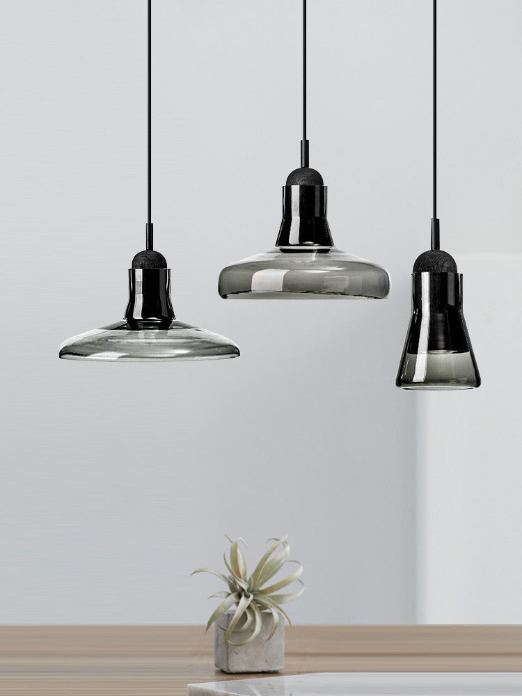 Esszimmer-Kronleuchter Kunstbeleuchtung Glas Ein-Kopf-Kleiner Kronleuchter LED-Lampen