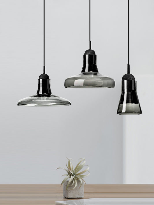 Esszimmer-Kronleuchter Kunstbeleuchtung Glas Ein-Kopf-Kleiner Kronleuchter LED-Lampen