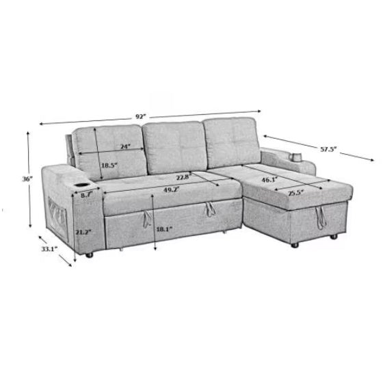 Light Grey Sectional Sofa