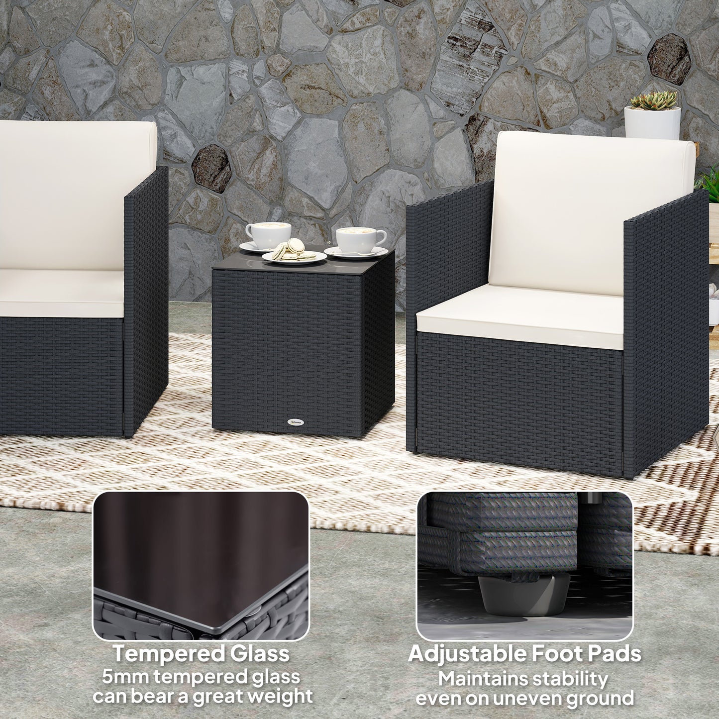 Klappbares Bistro-Set