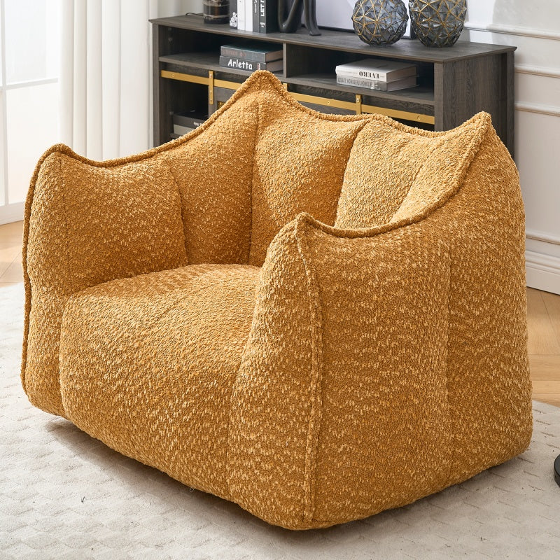 Boucle Bean Bag Chair