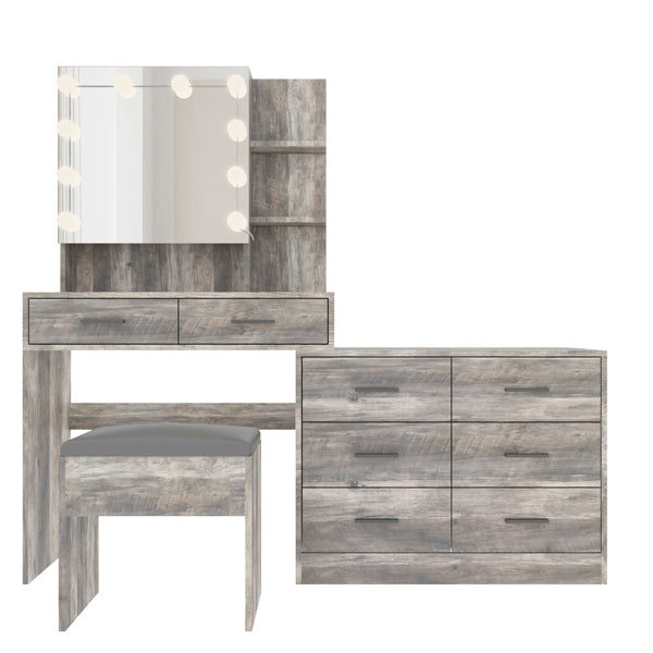 Space-Saving Vanity Dresser