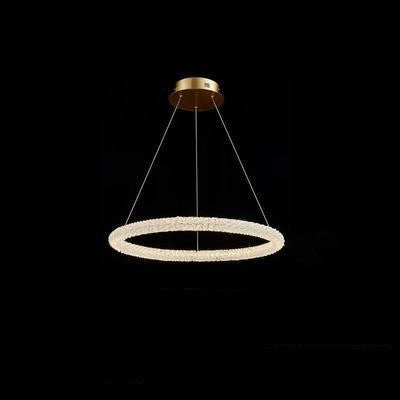 Internet-Berühmtheit Ring Lampe Kristall Kronleuchter