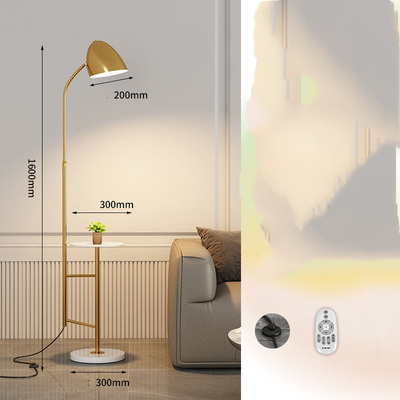 Nordische Stehlampe mit InsUSB kabelloser Ladeleuchte Luxus