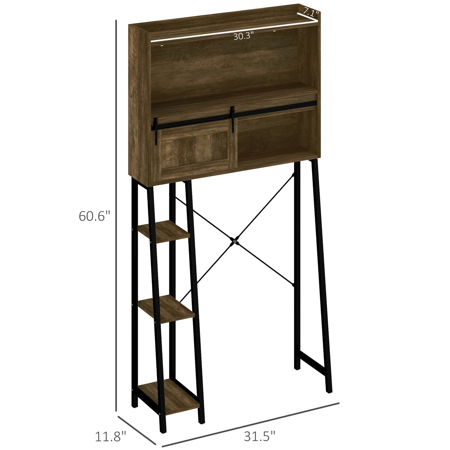 Wandschrank über der Toilette