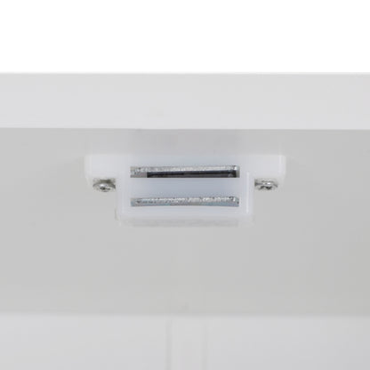 Weißes Badezimmerschrank mit Doppeltür