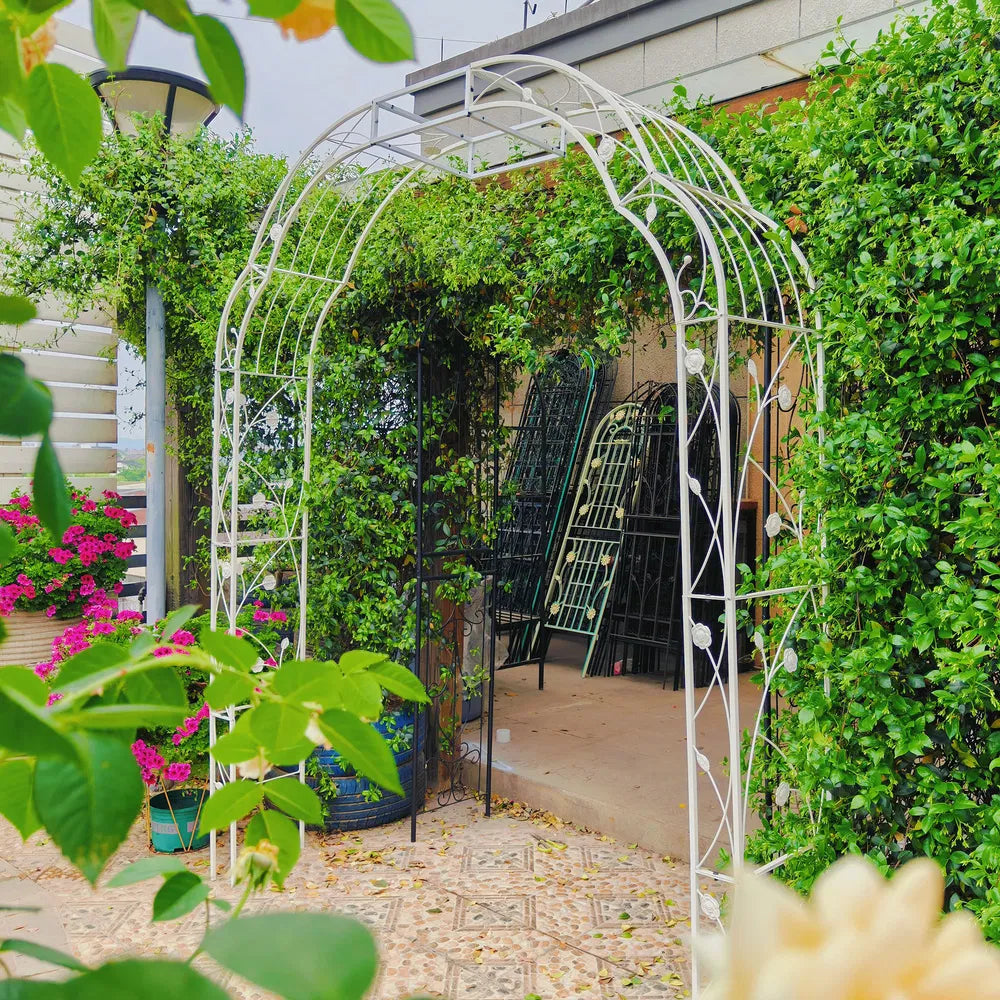 Tall Metal Garden Arbor