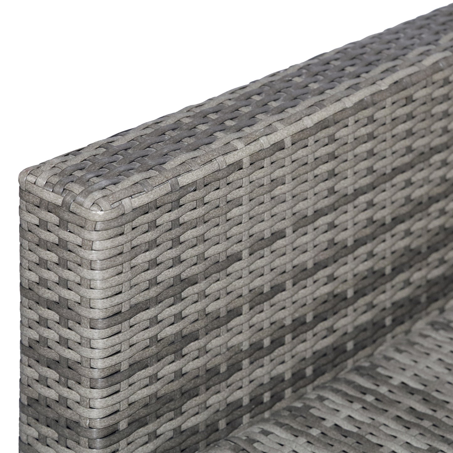 4-teiliges Terrassenmöbel-Set mit Polstern