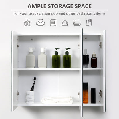 LED-beleuchteter Medizinschrank mit Spiegel