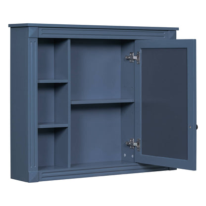 Wandmontierter Badezimmerschrank Moderner Wand Schrankschrank mit Spiegel Spiegelschrank