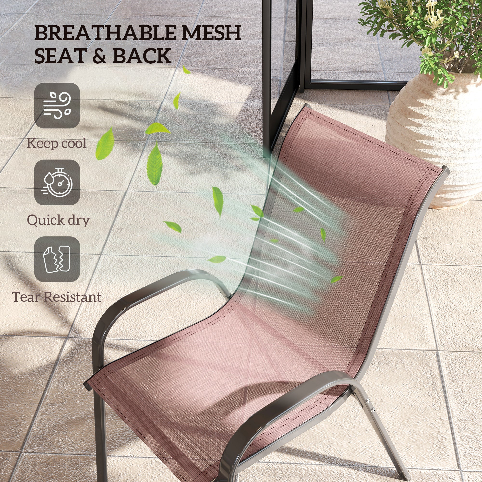 Stacking Outdoor Dining Chairs