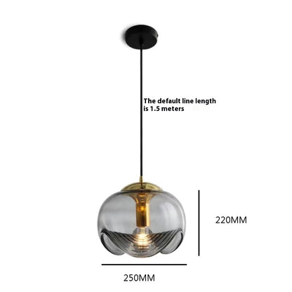 Industrieller Stil Kreatives Wohnzimmer Flur Persönlichkeits Glas Leuchter
