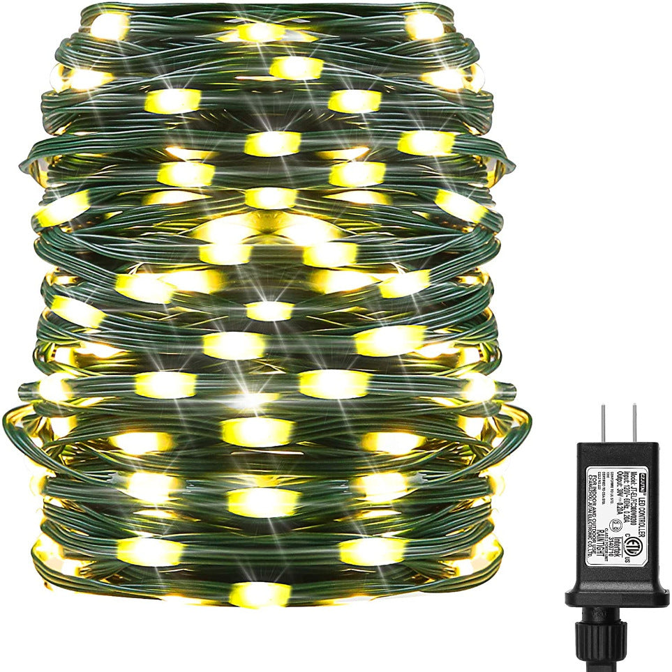 Weihnachts-LED-Leder-Draht-Lichtschlaufe Niedrigspannung 24V Lichtschlaufe Solar-Lichtschlaufe Heimdekoration