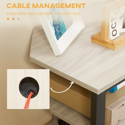 Medienständer mit 4-stufigem Audioregalsystem AV-Medien-Eckregal mit Kabelmanagement für DVD-Player, Spielkonsolen, TV-Kabel, WLAN-Router