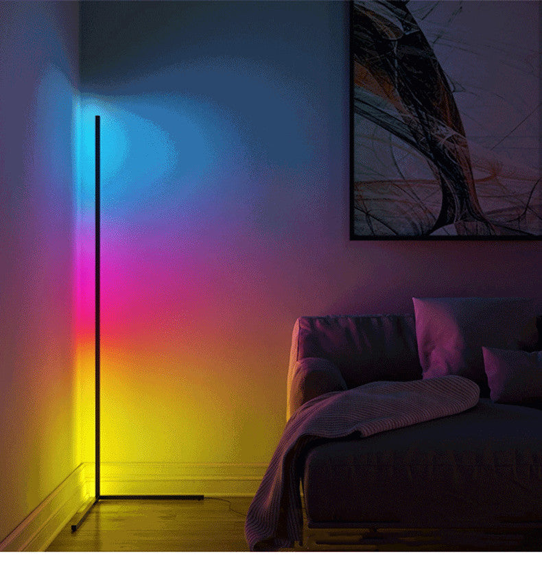 Nordisches RGB-Eck-Stehlampe Modern Einfach