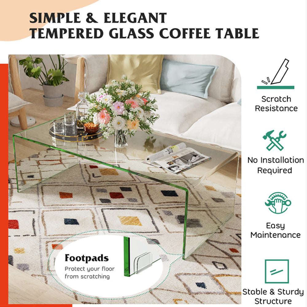Glass Round Coffee Table