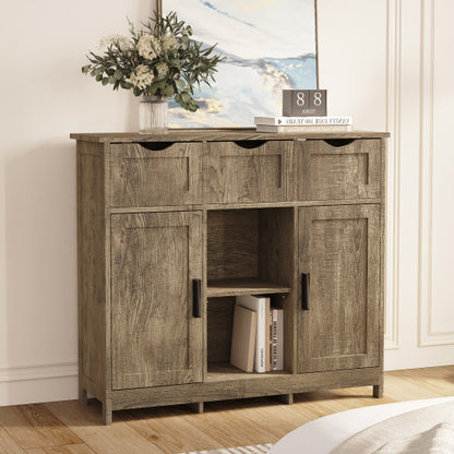 Aufbewahrungsschränke,Holz Boden-Schrank,mit Schubladen und Regalen Aufbewahrungsschränke,Akzent-Schrank für Wohnzimmer,Schlafzimmer,Badezimmer Möbel Heimdekoration