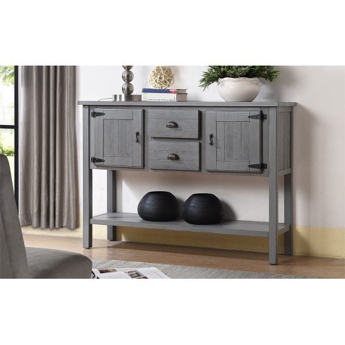48-inch Solid Wood Sideboard Console Table
