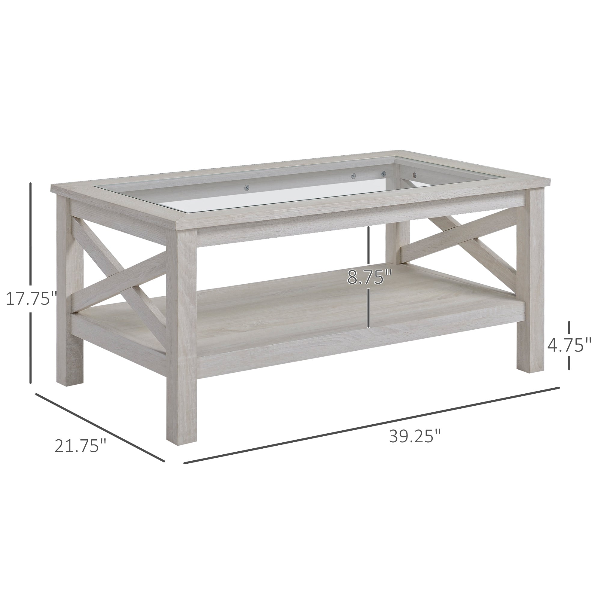 Glass Top Coffee Table