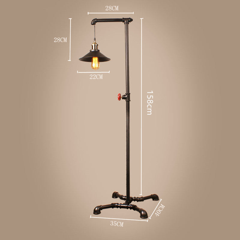 Black Vintage Floor Lamp