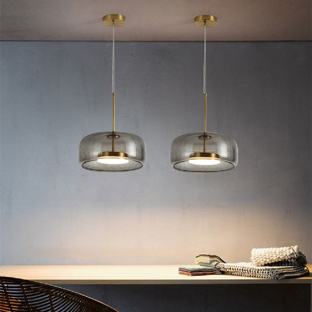 Einfaches Wohnzimmer-Schlafzimmer-Kopf-Glas-Lüster