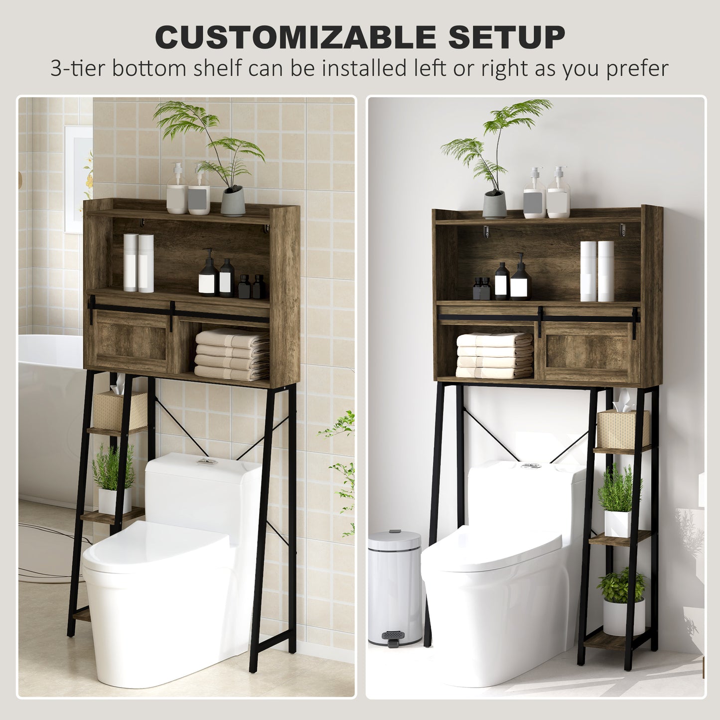 Wandschrank über der Toilette