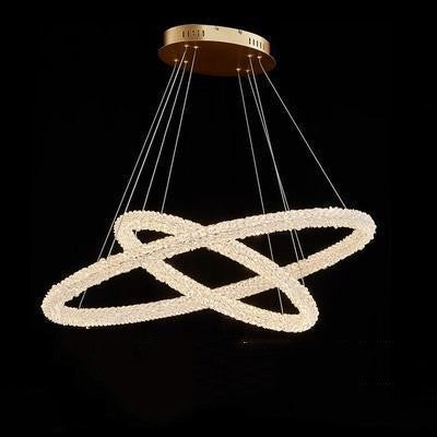 Internet-Berühmtheit Ring Lampe Kristall Kronleuchter