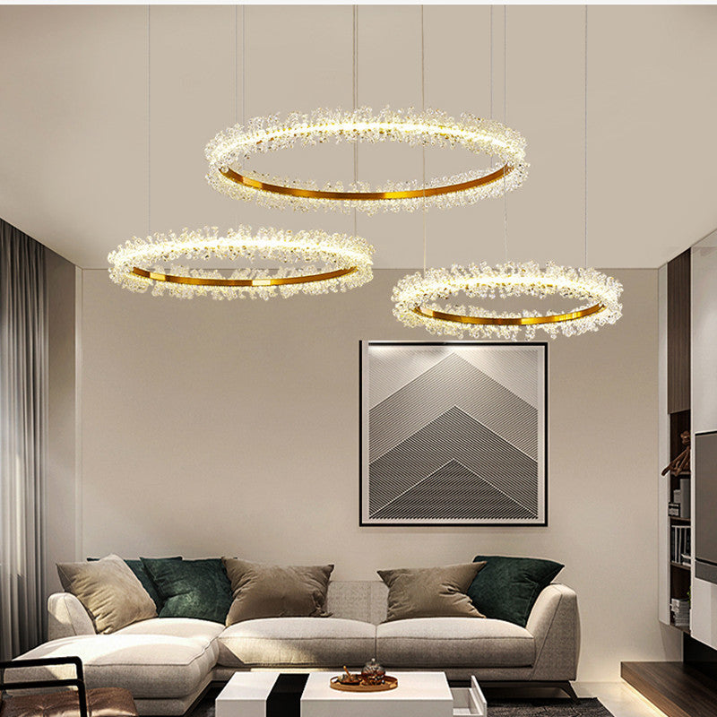 Wohnzimmer-Kristall-Leuchter Modernes Design Vergoldet Kreativ