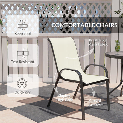 3-teiliges Bistro-Set
