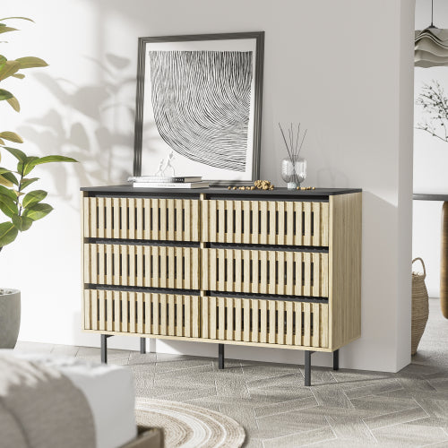 Bedroom Storage Cabinet With Six Drawers