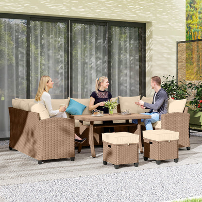 6-teiliges Terrassenmöbel-Set