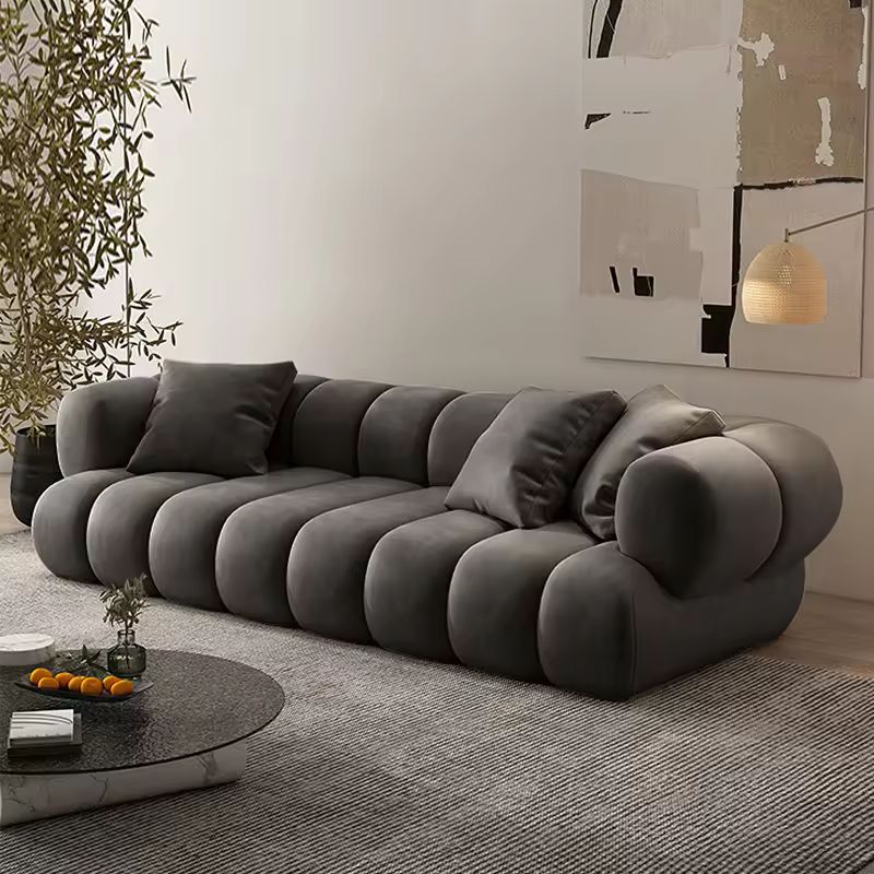 ATUNUS Amerikanisches Großes Samt Heim Möbel Nordisch Modernes L-Form Eck Wohnzimmer Modulares Sektionelles Sofa Couch Set