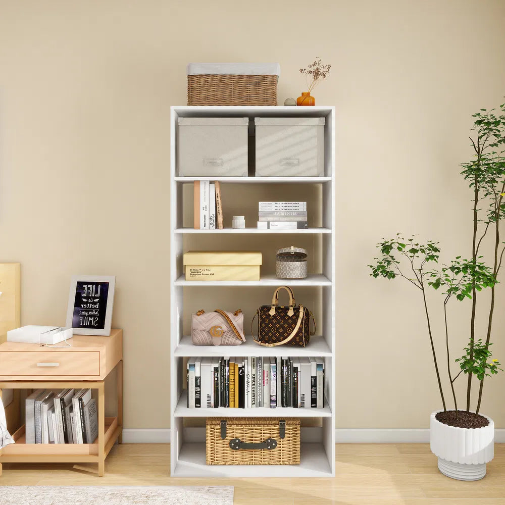 White Modular Closet System