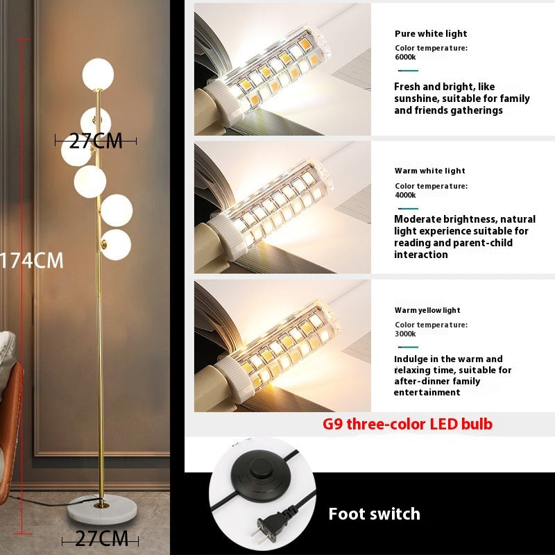 Einfache Wohnzimmer-Tischlampe Nordischer Stil für Schlafzimmer und Arbeitszimmer Dekoration Stehlampe
