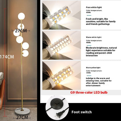 Einfache Wohnzimmer-Tischlampe Nordischer Stil für Schlafzimmer und Arbeitszimmer Dekoration Stehlampe