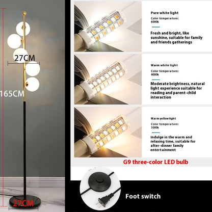 Einfache Wohnzimmer-Tischlampe Nordischer Stil für Schlafzimmer und Arbeitszimmer Dekoration Stehlampe