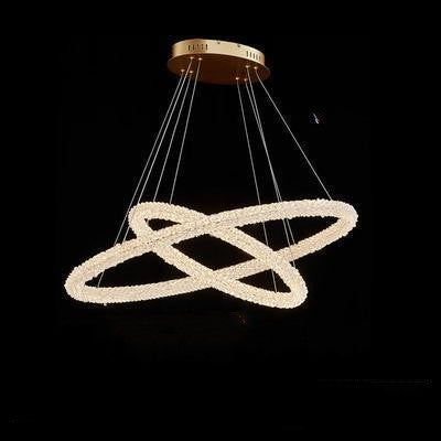 Internet-Berühmtheit Ring Lampe Kristall Kronleuchter